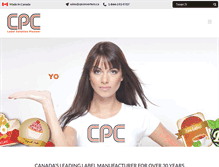 Tablet Screenshot of cpconverters.ca